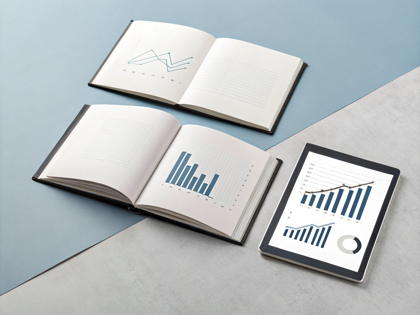 Budget planning and financial forecasting illustration